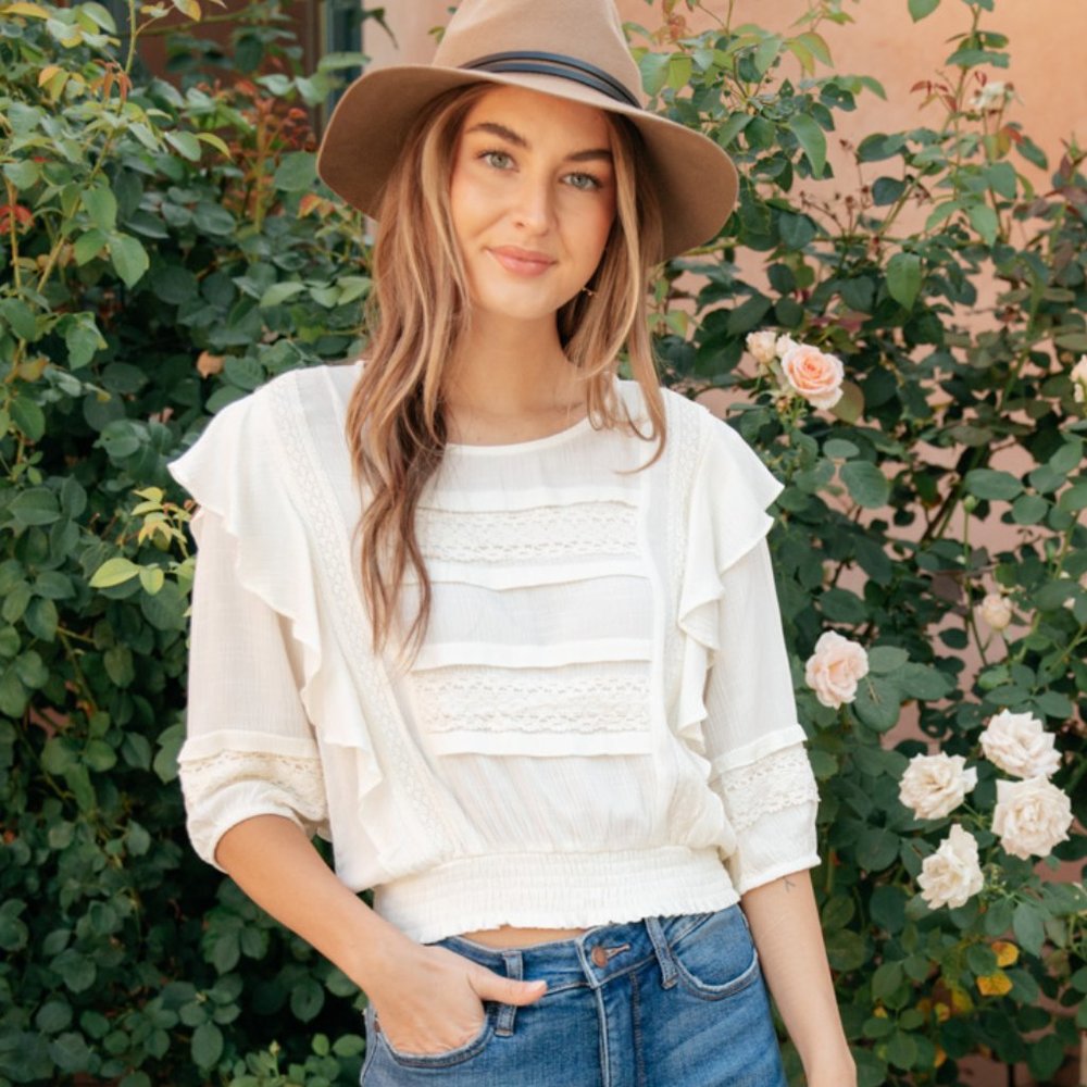 Petra Embroidered Top